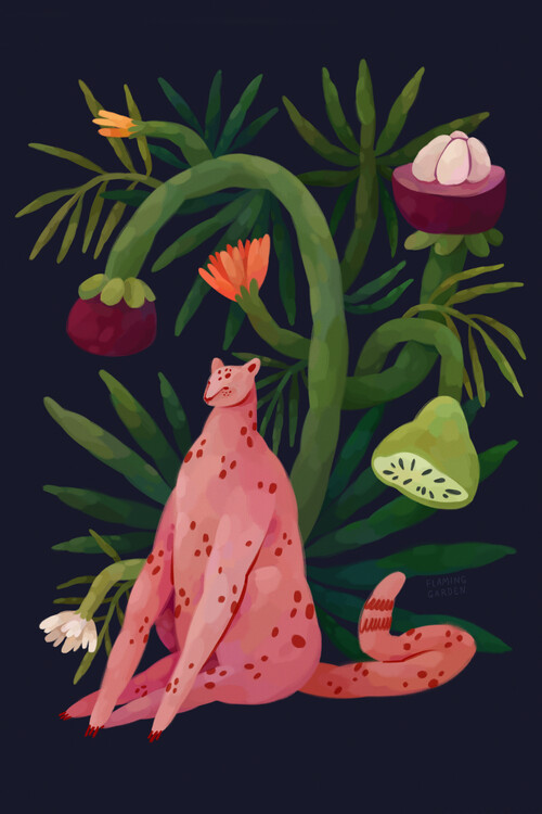 Poster Flaming Garden - Exotic Dreams