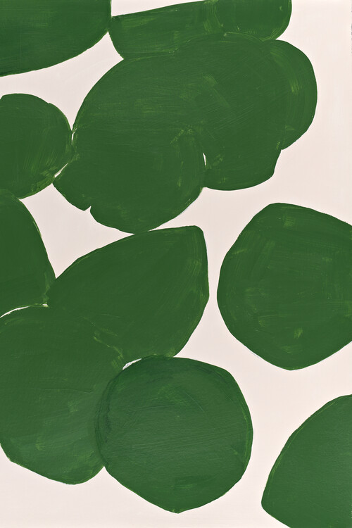 Plakát Marisol Evora - Green Shapes