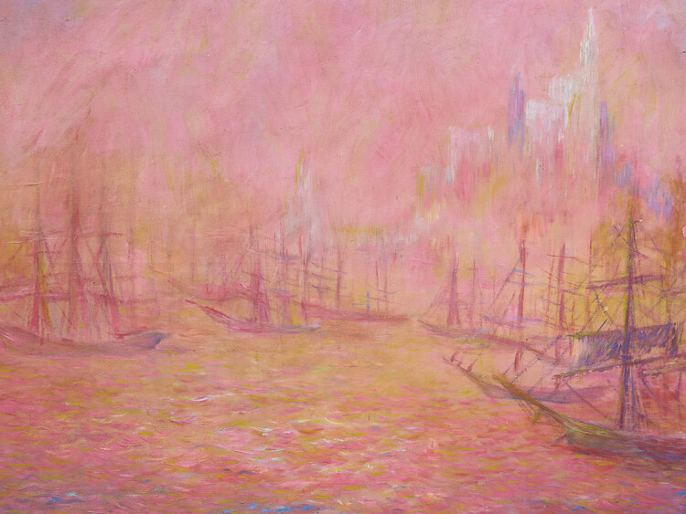 Poster Le Port de New York - Theodore Earl Butler