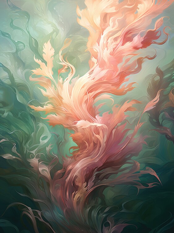 Poster Beautiful and Surreal Aquatic Motion