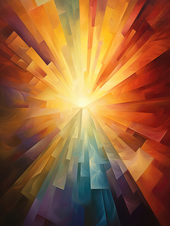 Poster Surreal Colorful Light