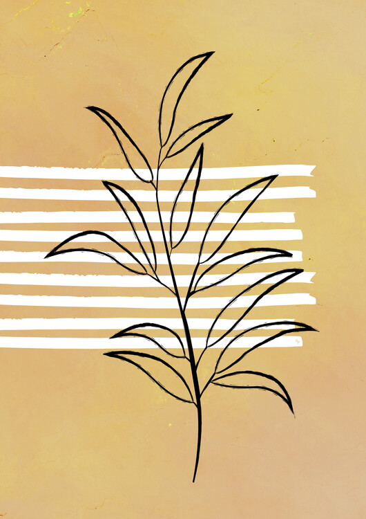 T-shirt Yellow Plant