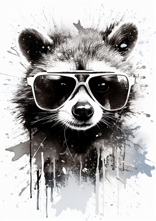 Poster Raccoon - Animal