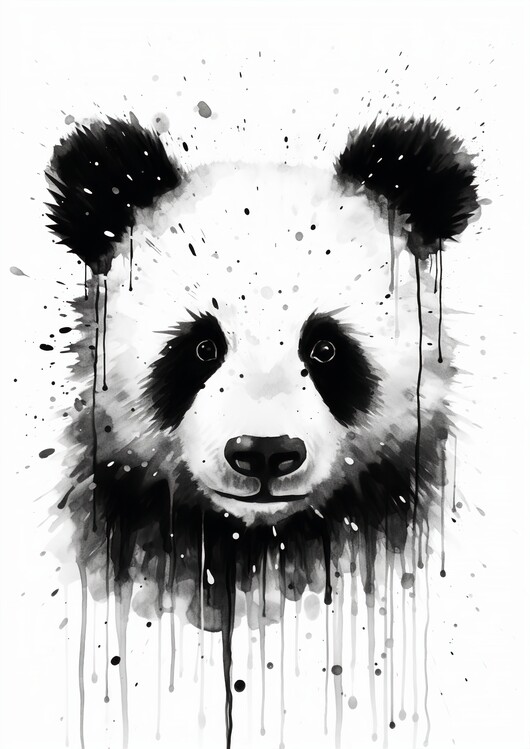 Schilderij op canvas Panda Animal