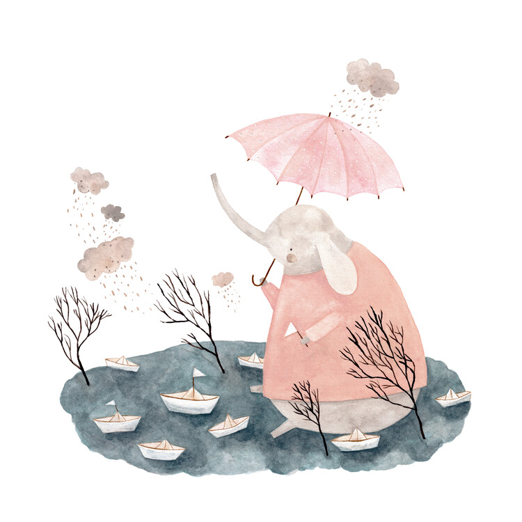 Poster Claudia Voglhuber - Rainy Day
