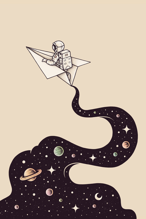 Poster Enkel Dika - Cosmic Journey