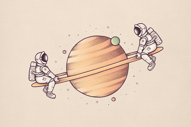 Poster Enkel Dika - Cosmic Fun