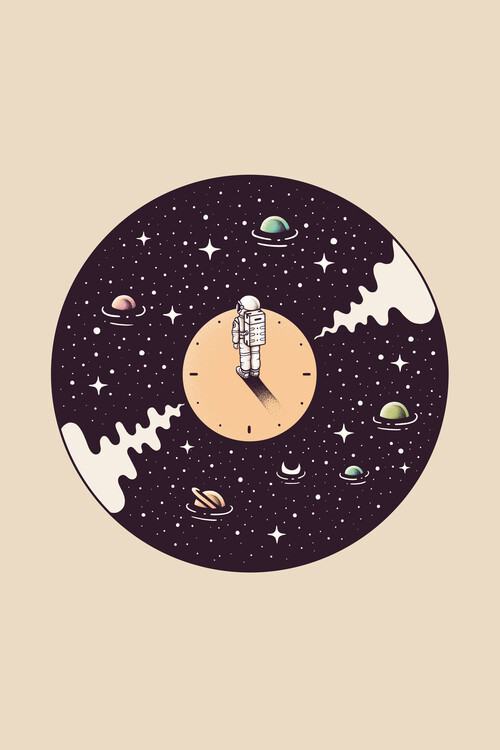 Poster Enkel Dika - Spacetime Tune