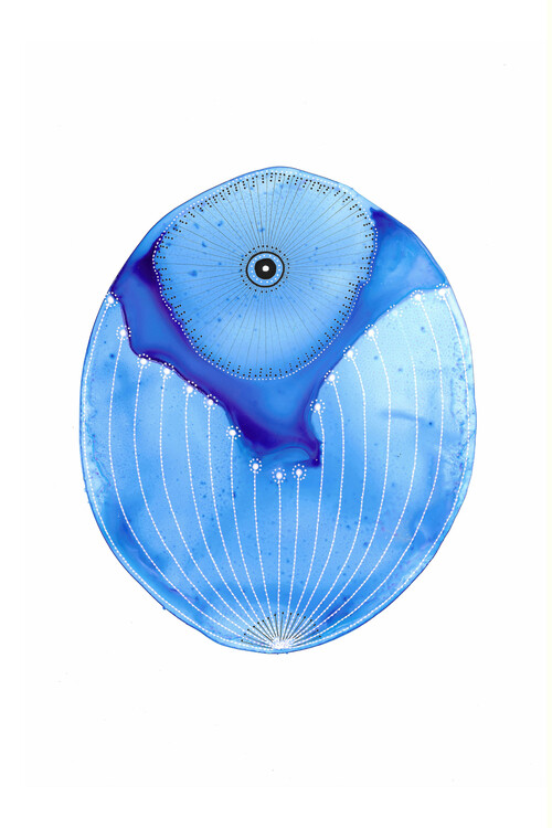 Poster Katherine Heald - Out of the Blue