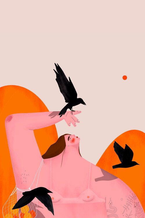 Poster Oh.Ofi - Bird Friend