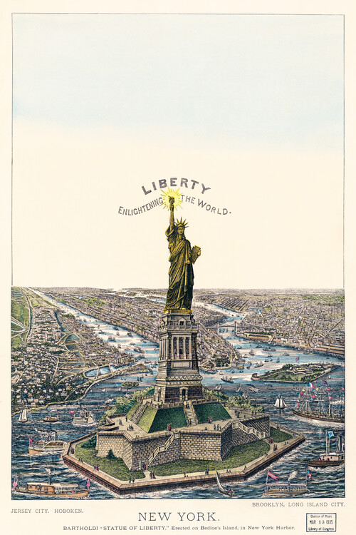Poster Statue of Liberty, New York, USA
