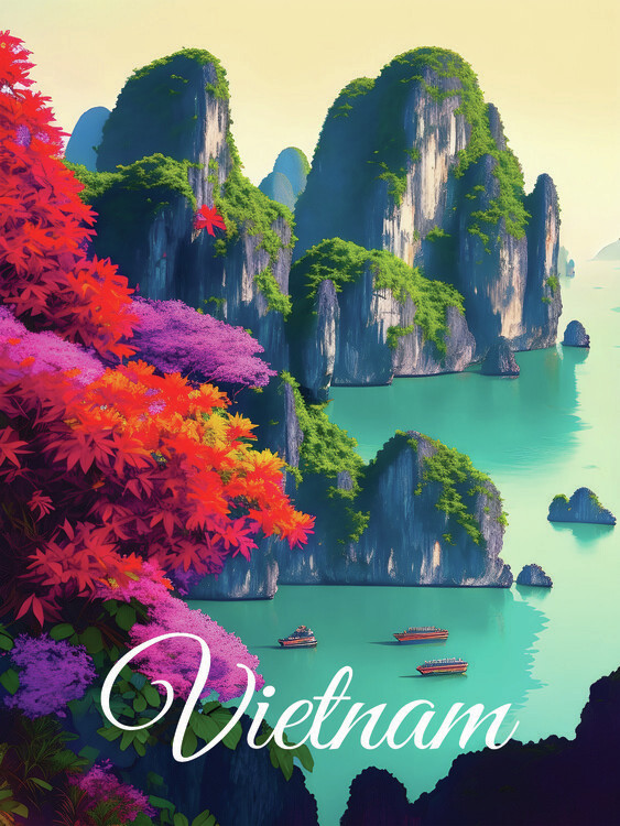 Poster Vietnam Travel Poster