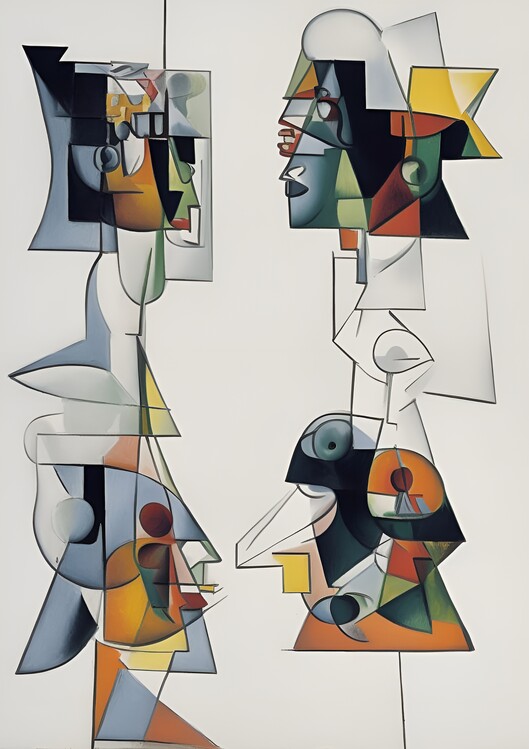 Poster inspirés des génies du cubisme 3