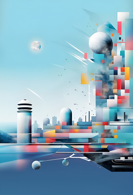 Poster inspirés des génies du cubisme 2