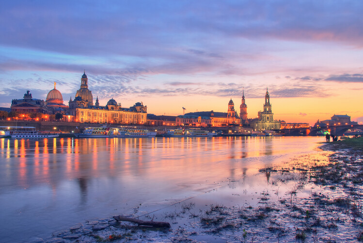 Poster Dresden Sunset