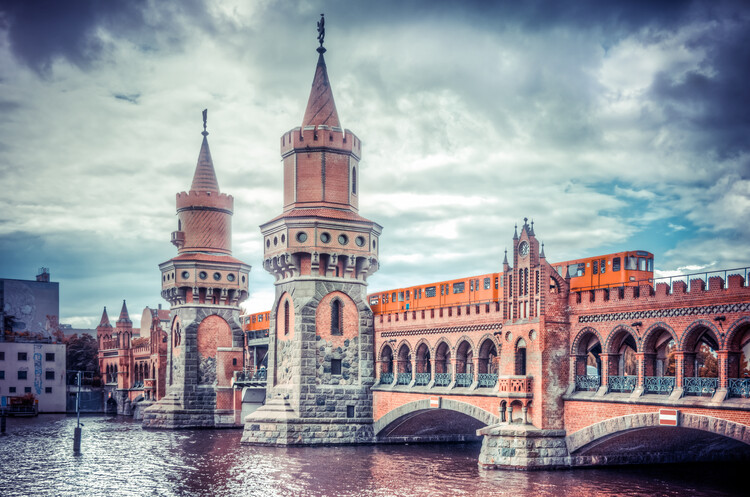 Poster Berlin Oberbaumbridge