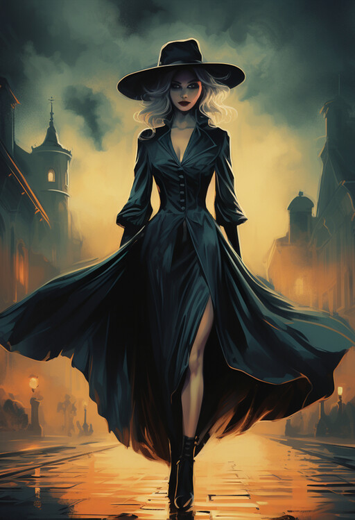 Poster The Blonde Witch Poster, Halloween