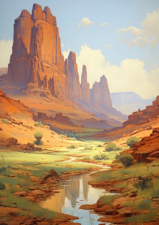 Poster Grand Canyon Landscape
