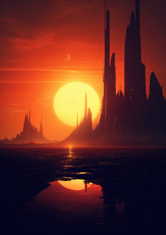 Poster Future Sunset
