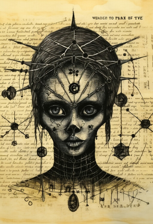 Poster The Voodoo Witch Vintage Poster, Halloween