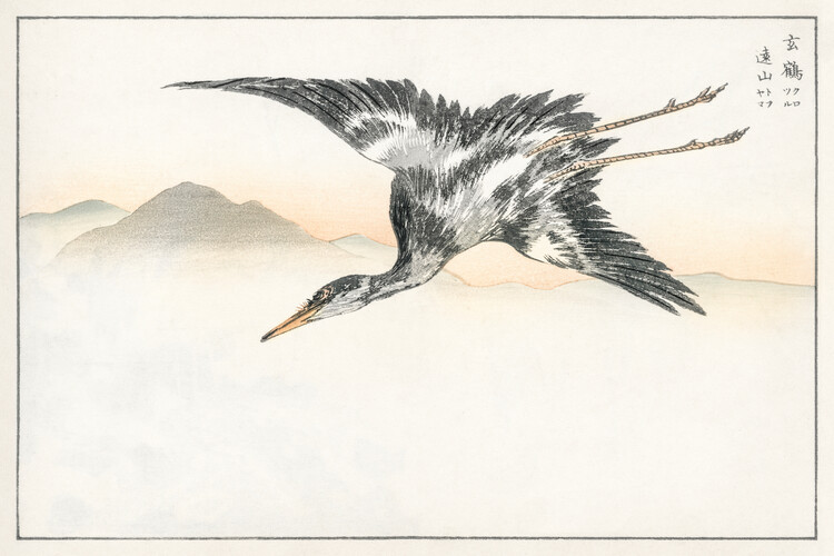 Juliste The Eastern Crane - Numata Kashu