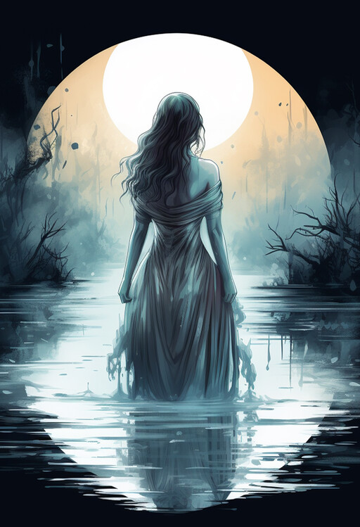 Poster Lady of The Lake Poster, Halloween Poster