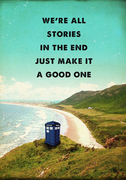 Poster Dr Who landscape