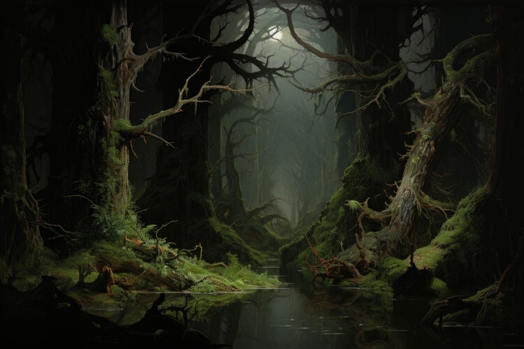 Poster Dark Fantasy Forest