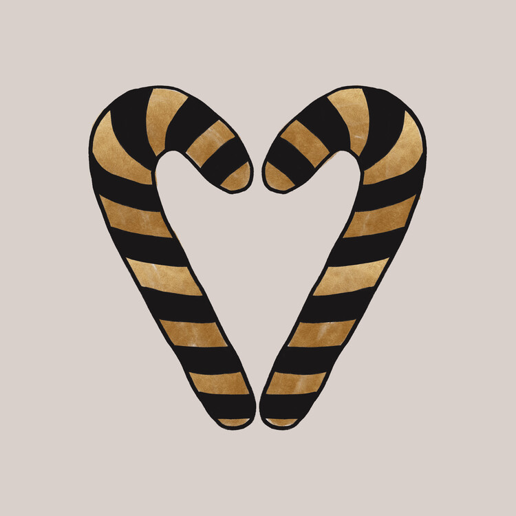 Poster Xmas Candy Canes