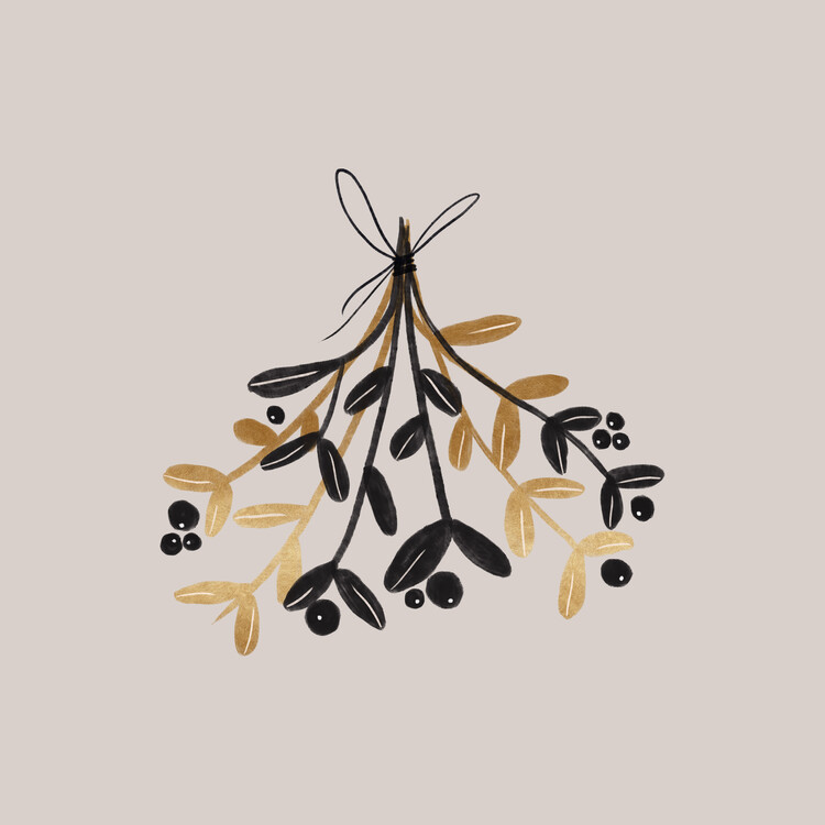 Poster Xmas Mistletoe