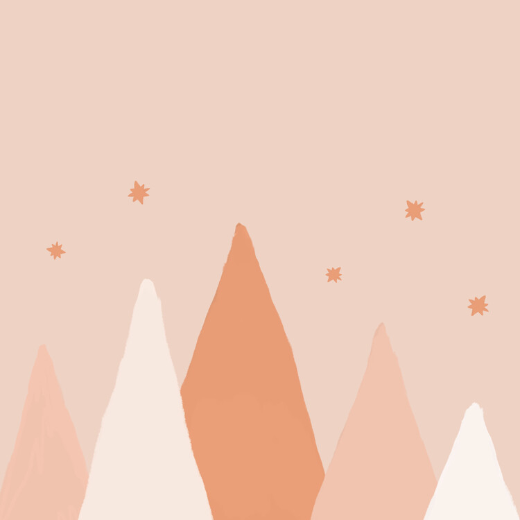Poster Blush Mountains