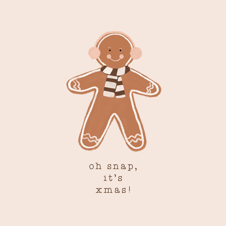 Poster Oh Snap It's Xmas