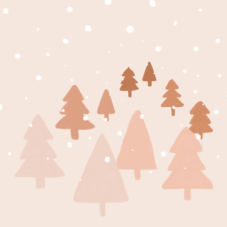 Poster Winter Forest