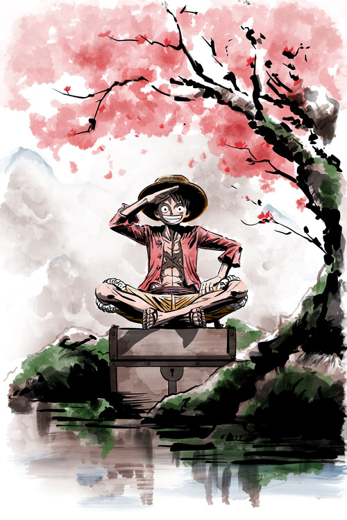 Poster Pirate under the tree