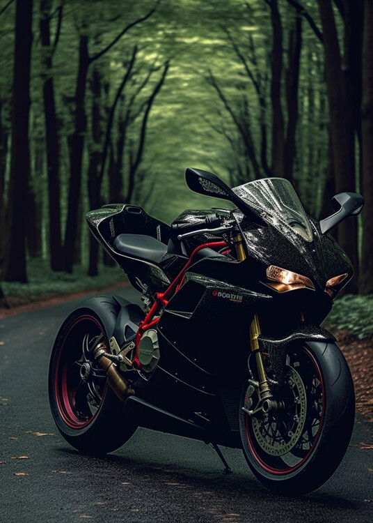 Canvas Print Motobike sport