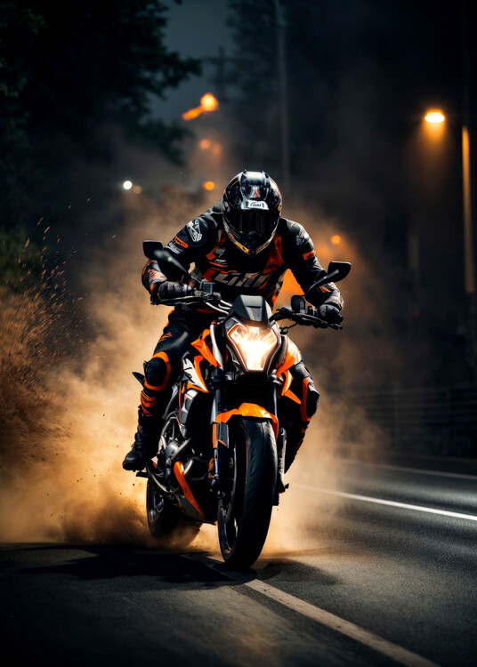 Poster Motobike biker