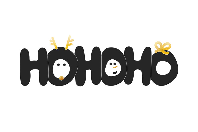 Плакат HoHoHo