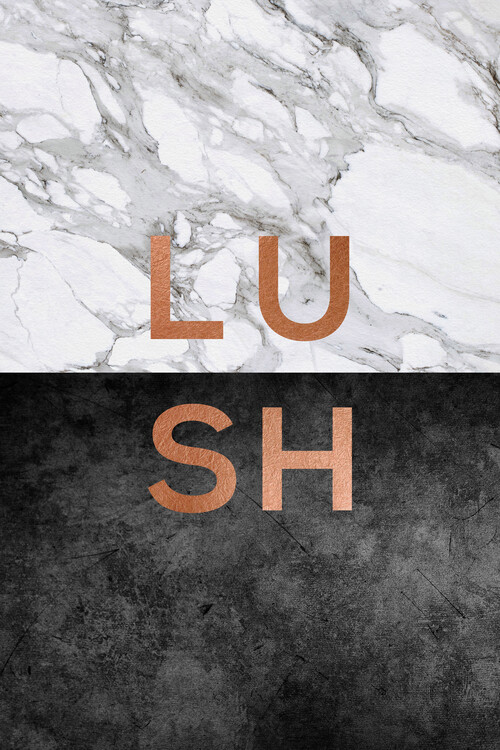 Αφίσα Lush Marble Quote