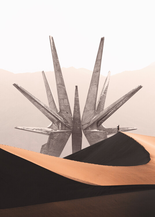Плакат Spaceship Sand Dunes