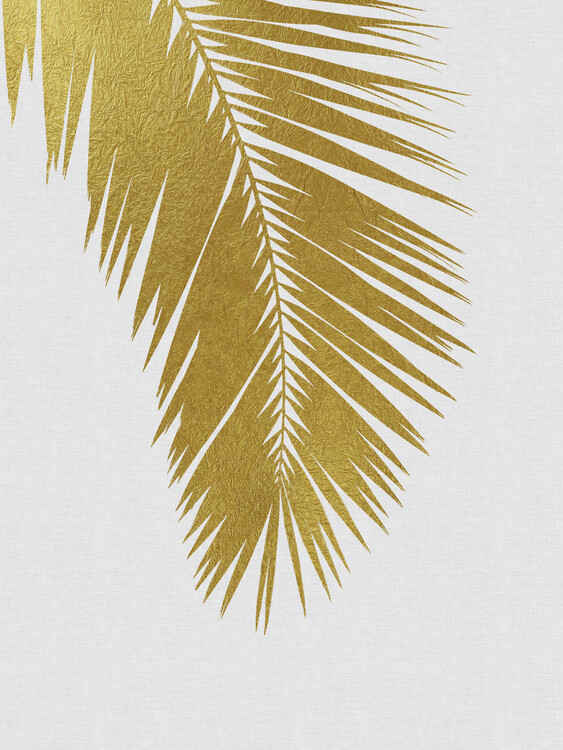Plakat Palm Leaf Gold I