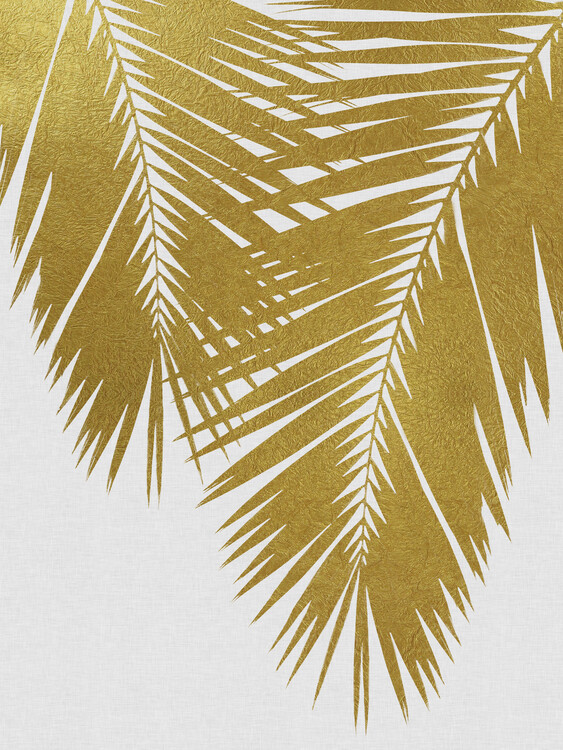 Plakat Palm Leaf Gold II