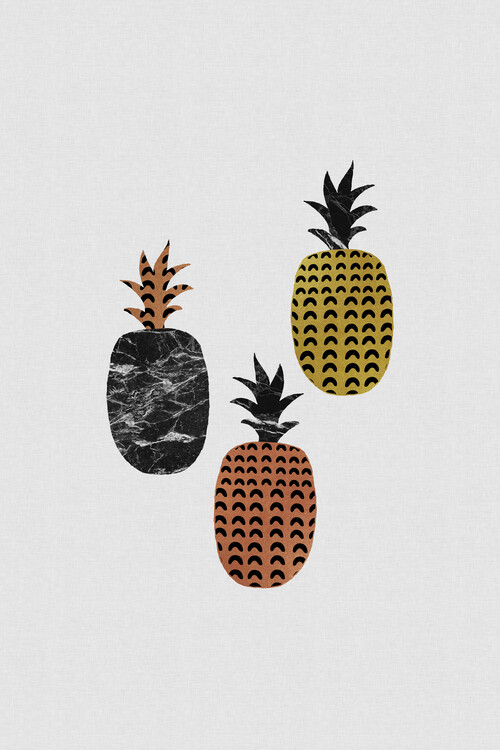 Poster Marble Pineaplle