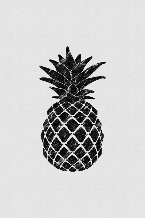 Plakat Marble Pineapple