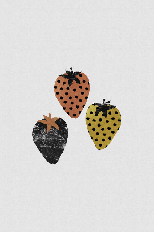 Poster Scandi Strawberries