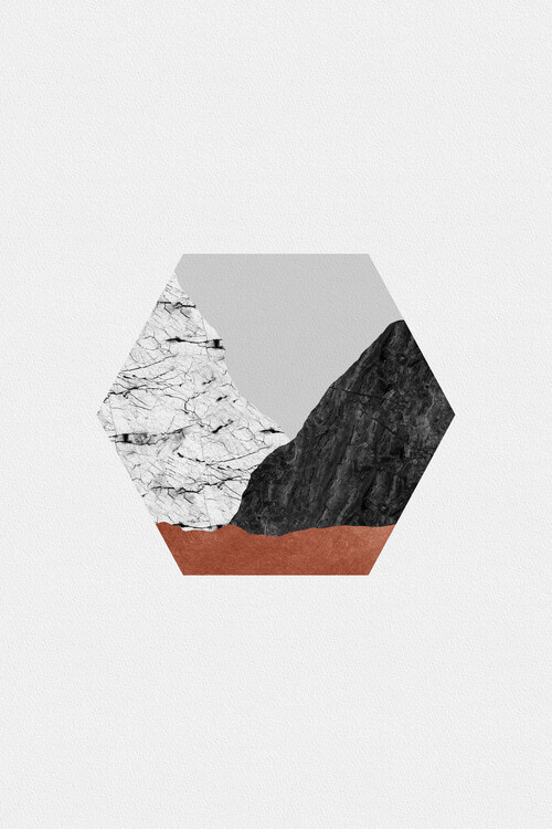 Αφίσα Copper Geometric I