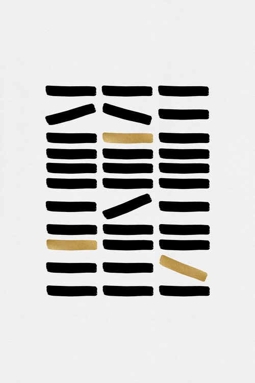 Αφίσα Black & Gold Abstract