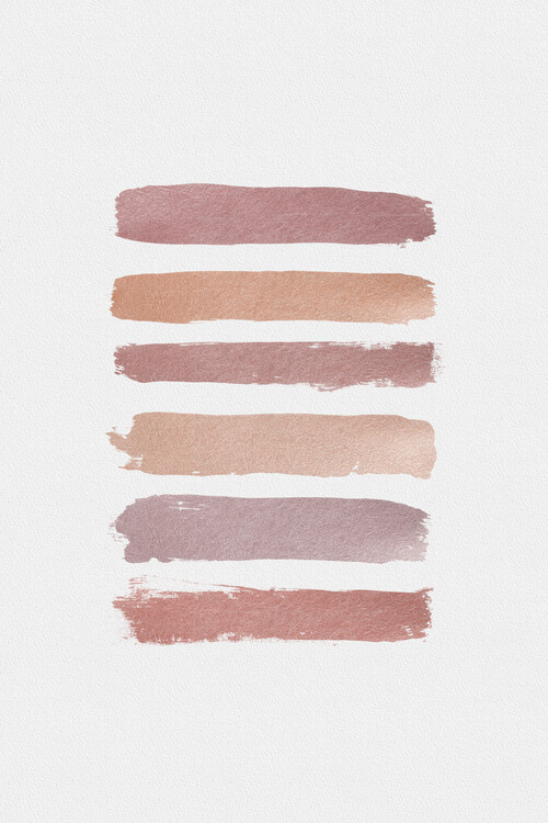 Принти на полотні Dusty Rose Stripes