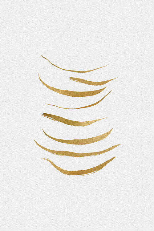 Αφίσα Minimalist Gold Painting