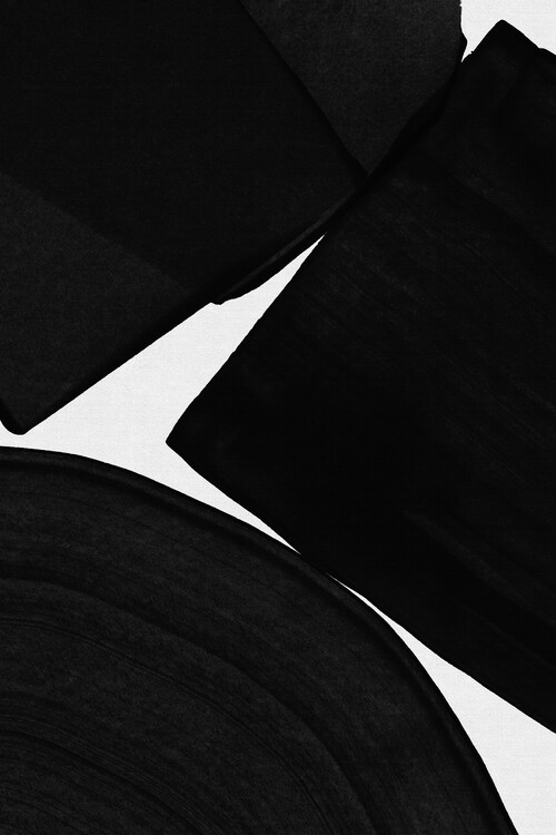 Plakát Minimalist Painting Black II