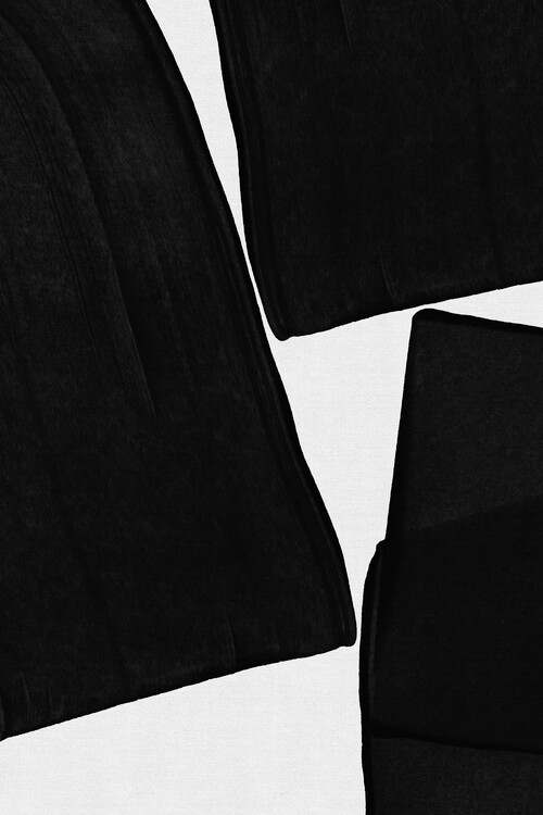 Plakát Minimalist Painting Black III